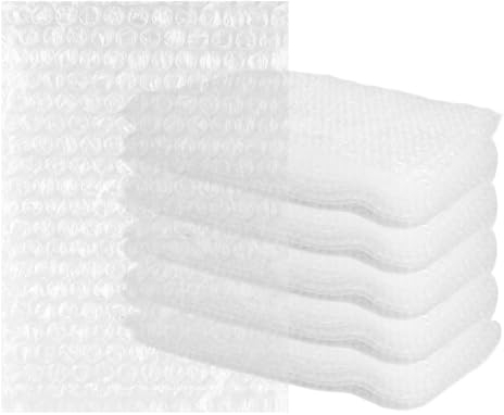 LOLYSIC 100 Stück Luftpolsterbeutel 15 x 25 cm Transparent,Bubble Wrap Polsterfolie,Luftpolstertaschen Knallfolie für Umzug und Versand Verpackung