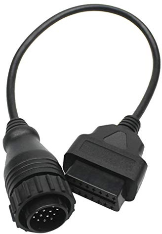 Sunydog OBD2 Adaptor Cable,14 Pin to 16 Pin OBD II Cable Male to Female Adapter Car Diagnostic OBD II Cord Replacement for Mercedes Benz Sprinter