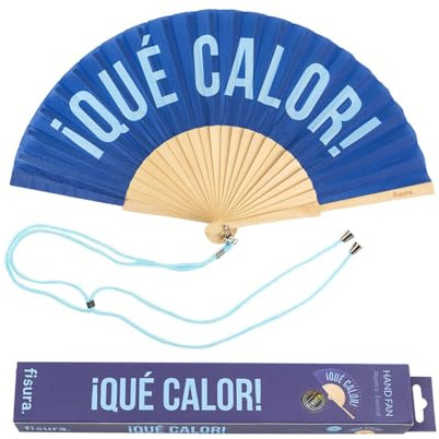 Fisura Quel Calor, Bleu Éventail, 24 x 4 x 1,5 Femme