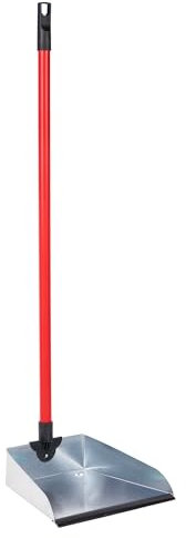 Cofan Recogedor metálico con Goma | Mango Incluido | Alta Resistencia | Medidas: 83 x 24 cm