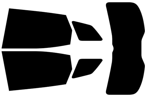 TINTCOM Film Solaire Auto Prédécoupé pour Renault Kadjar 5 Portes 2015-... - (20% Noir Fumé Foncé) - Vitres Latérales Arrière & Lunette Arrière - Ajustement sur Mesure, Protection UV