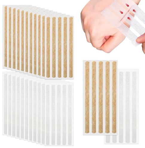 120 PièCes Strips Sutures AdhéSives, Steri Strip, Sutures AdhéSives Pour Le Soin Des Plaies, AdaptéEs Aux Trousses De Premiers Secours, Bagages à Main En ExtéRieur