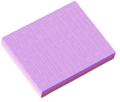 APLVFFZH Tapis D'équilibre, Genouillères, Tapis en Mousse Réutilisable pour Le Renforcement Musculaire, Idéal pour Les Exercices et, Mauve Rose