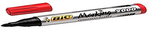 BIC 2000 Permanent 820913 Mark Point Red