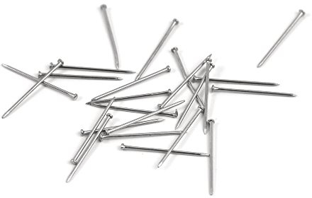 Rayher spilli sottili con testa in acciaio, lunghezza 18 mm, ca. 8200 pezzi, in contenitore di plastica, peso 500 g, argento, per hobbistica, lavori fai-da-te, applicazione di paillettes, 2105800