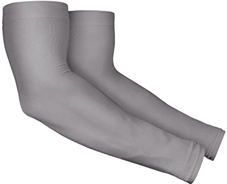 Tough Outdoors Arm Sleeves - UV Sun Protection Compression Sleeves for Men & Women - Gaming Arm Sleeve - Basketball Running Volleyball or Cycling Warmers for Arms - Tattoo Cover Up