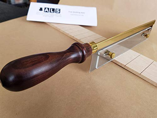 ALS Gitarren-Laubsäge, mit Tiefenanschlag, inklusive Anleitung von Australian Luthier Supplies – Sägeblatt hergestellt in Sheffield, England