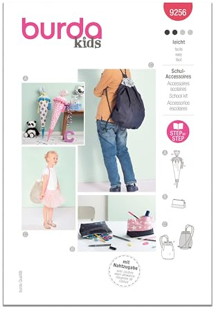 Burda Paper Sewing Pattern 9256 Accessories, Bags One Size