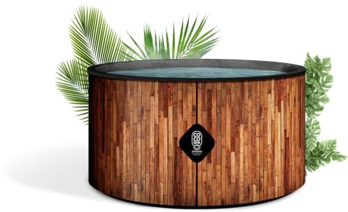 COCO SPA Bali Spa Gonflable - 150 cm de diamètre - 800 litres - Moteur 2240 W - 2 à 4 Personnes - Massage 140 Jets