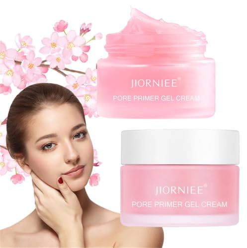 Pore Primer Gel Cream, 2 Pièces Gel Crème pour Pores Invisibles, Primer Maquillage, Mat Rétrécit les Pores, Visage Pore Primer, Base Maquillage pour Rétrécir les Pores,Moisturizing Oil Control