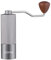 COFFA Manual Coffee Grinder – 6-Fluted Stainless Steel Burr, Adjustable Grind Size, Portable Hand Crank for Espresso, French Press, Pour Over – Travel Friendly & Durable (Silver)