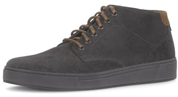 Pius Gabor Zapatos con cordones para hombre,Botas de hombre,Forro reciclado,Plantilla intercambiable, Slate 01, 48.5 EU