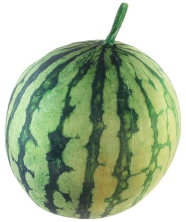 STOBAZA Almohada de Peluche Sandía Realista Cojín para Abrazar Regalo de Cumpleaños Decorativo para Niñas Hogar