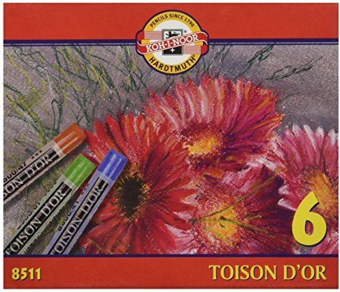 KOH-I-NOOR 8511 Pastellkreide - 6 Farben