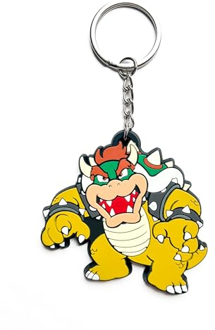 Aurabeam Bowser-s Super Mario-s Schlüsselanhänger Gaming Schlüsselring, Geschenk, Anime