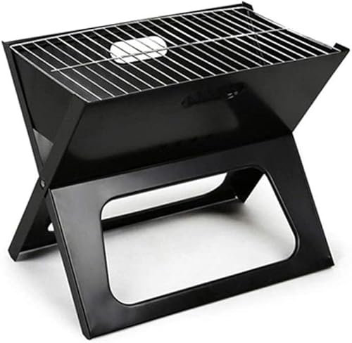 MYVVKIA Parrilla de Barbacoa portátil, Parrilla de Barbacoa Plegable, Parrilla de carbón para Exteriores, Accesorios para Barbacoa de Picnic para Acampar, Parrilla portátil para