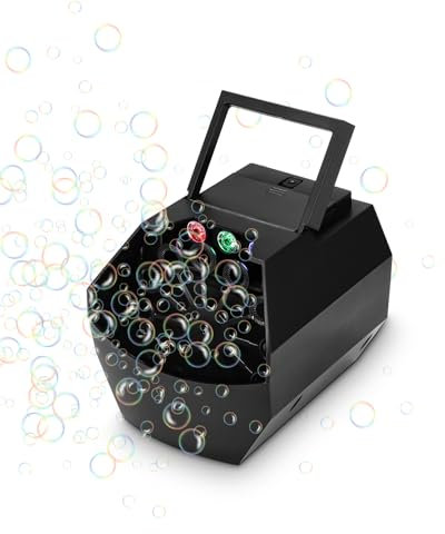 Zaxiva Solarmodul Halterung Set Kit,Tragbare Seifenblasenmaschine, mit kabelloser Fernbedienung UND LED Licht, Bubble Machine Outdoor Geschenk für Hochzeit/Oster/Party