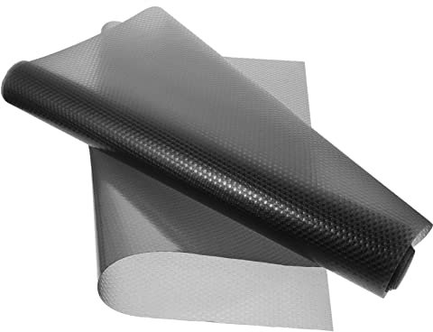 VANZACK Krabbeldecke Reptilienteppich Schildkrötentisch Bettwäsche Terrarium für schildkröten schildkröte Terrarium Terrarienteppich für Bartagamen Zubehör für Eidechsentanks Eva Black