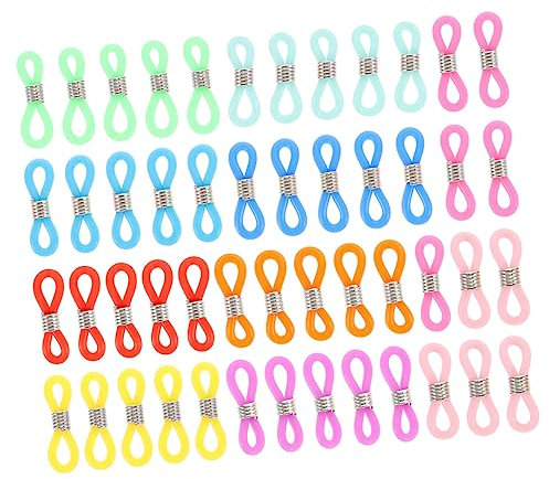 Homoyoyo 50pezzi Antiscivolo in Silicone Per Ganci Per Orecchie Accessori Per Da Lettura Sole Adatti Ragazzo Ragazza Ragazza e Adulti