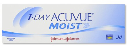 Johnson & Johnson 1-Day Acuvue Moist (30 Stk.) (Dioptrien: -2.25 / Radius: 9.00 / Durchmesser: 14.20)