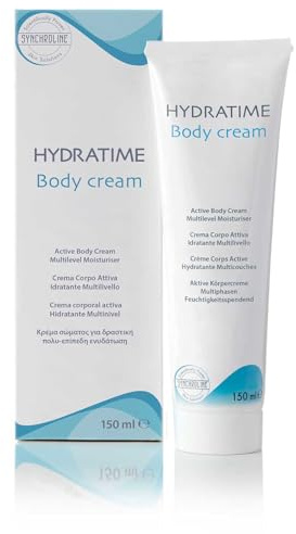 Synchroline - Hydratime Body Cream Intensive Feuchtigkeitsspendende Körpercreme 150 ml mit Ceramiden, Urea und Vitamin E für trockene und dehydrierte Haut, Made in Italy
