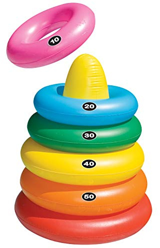Swimline Giant Ring Toss Game Multicolor, 46-3/4inx54in