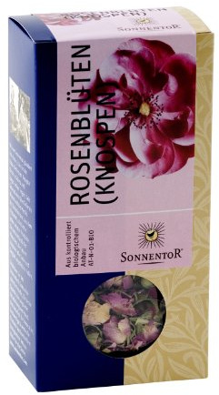 Sonnentor Tee Rosenblüten (Knospen) lose, 1er Pack (1 x 30 g) - Bio