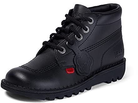 Kickers Kick Hi Y Core, Unisex-Kinder Stiefel, Schwarz (Black), 38 EU