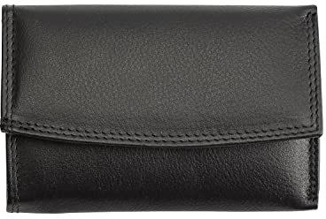 Josephine Osthoff - Schlüsseltui RING Schlüsseltasche Schlüsselmäppchen Schlüsselringetui Mini Münztasche 100% Echtleder RFID-Schutz (961)