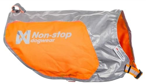 Non-stop dogwear Reflective Hundeweste | Sicherheitsweste mit 3M Reflective, Größe:XL, Polyester, Orange, XL