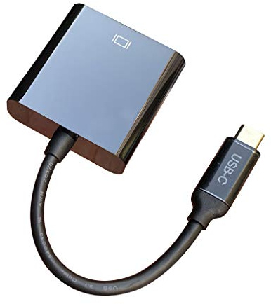 BELIN LINK USB C to VGA Adapter - 1080P Full HD, Compact & Universal Compatibility for Laptop, Tablet, Smartphone NOT Support HDMI Output (BL-CVG01)