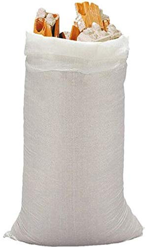 MULTISAC 1451. 100 Sacos de rafia para escombros 50x80 cms. con 100 bridas para cierre