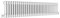 Traditional 2 Column Central Heating Radiator Horizontal Rads Cast Iron Style White 300x1460mm