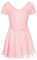FONLAM Ballettkleid Ballettkleidung Turnanzug Mädchen Kurzarm Tanzkleid Balletttrikot Ballettrock Ballettanzug Kinder (10-11 Jahre, Rosa)