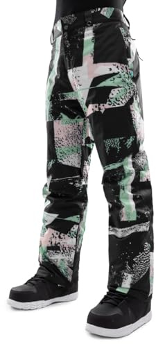 SIROKO - Pantalones de Snowboard P1 Groove - M - Multicolor/Negro