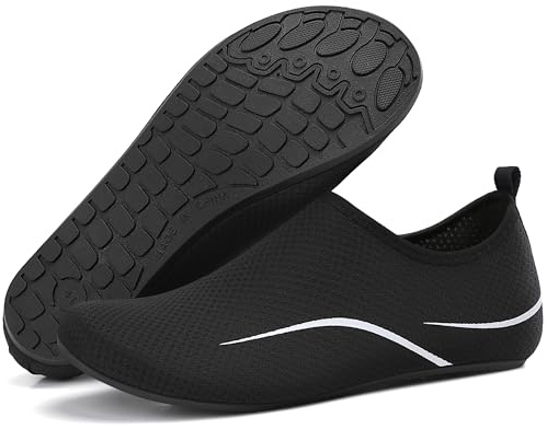 Beach Water Shoes Mens Womens Breathable Quick Dry Swim Shoes Lightweight Aqua Shoes Barefoot Socks for Swimming Pool Boating Surfing Diving Yoga
