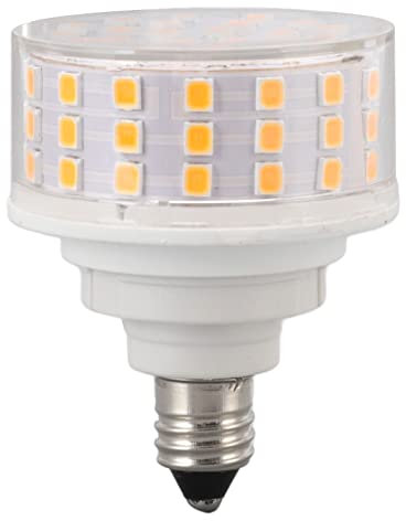 HUSHUI Lampada a LED da 10 W ABS da 1000 Libbre, Lampadina di Mais Base E11 per Ventilatore a Soffitto, Lampadario, Lampada a Parete a Specchio, Lampada da (Luce calda)