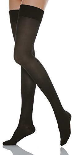 Relaxsan Basic 960 (Nero, tg.1) calze compressive per reggicalze 280 den compressione graduata 22-27 mmHg