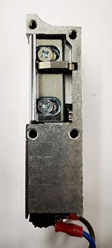 Ouvre-porte électrique pour portes blindées main gauche. Saillie du levier à fil. Alimentation 6-12 V. Levier de déverrouillage pour déconnexion temporaire