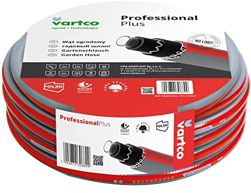 Manguera de agua de 6 capas de jardín antitorsión flexible resistente a los rayos UV 30 Bar 1/2 30m