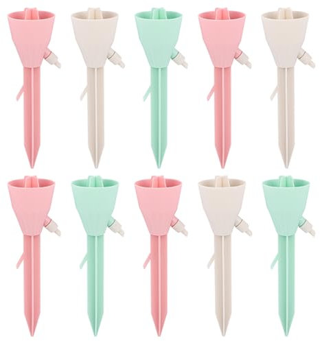 SUPRROW Plant Watering Devices, 12 PCS Plant Watering Globes, Self Watering Plant Spikes, Self Watering Irrigation Drippers with Slow Release for Garden Houseplant Plant Pot Bulbs