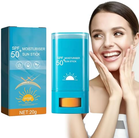 Crème Solaire,Crème Solaire Visage, Sunscreen Stick, Bâton de Protection SPF 50+, Bâton SPF 50, Matte Sun Stick, Bâton de ProtectionImperméable, tous Types de Peau