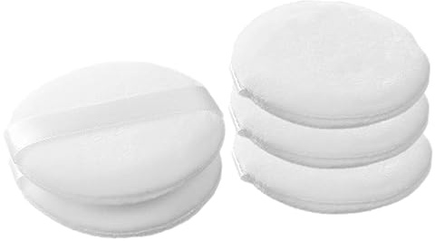 OATIPHO 5piezas Borlas Redondas Para Maquillaje Aplicadores De Polvos Cosméticos Accesorio Para Niñas