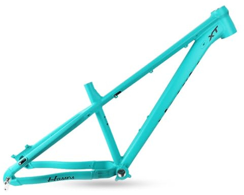 HWEVDHJ Hardtail Cadre De VTT 27.5 Pouces Cadre en Alliage D'aluminium 15 AM Cadres Vélo Montagne Axe Traversant 12 * 142mm(Green)