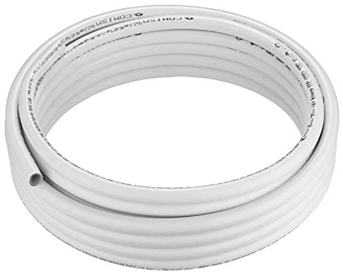 CORNAT VRS PE-Xc/AI/PE-Xb Rohr 10m x 16mm - Weiß - Sauerstoffdicht & korrosionsbeständig - Für Trinkwasser-/Heizungsinstallation - Aluverbundrohr/Verbundrohr/Kunststoffrohr / 661505