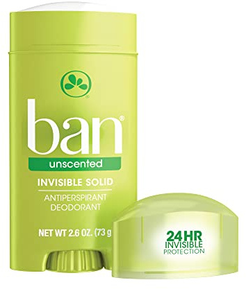 Ban Fresh Cotton 24-hour Invisible Antiperspirant, Roll-on Deodorant for Women and Men, Underarm Wetness Protection, with Odor-fighting Ingredients, 2.6 Ounce (Pack of 1)