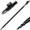 Angel-Berger Magic Baits Heavy Black Bankstick mit verstellbar Rutenhalter (Black, 75-115cm)