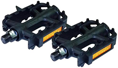 VDP 1 paire de pédales antidérapantes pour trekking et VTT - Noires