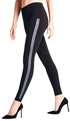 FALKE Clean Intensity W Le opaques fantaisie 1 pièce, Leggings Femme, Noir Black 3009, XL 46-48