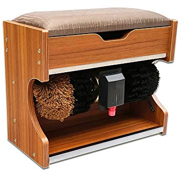 Cireuse à chaussures, machine à polir les chaussures à capteur automatique Brosse à chaussures électrique Brosse à double combinaison Bureau à domicile Hall de la banque de l'hôtel, magasin de chauss